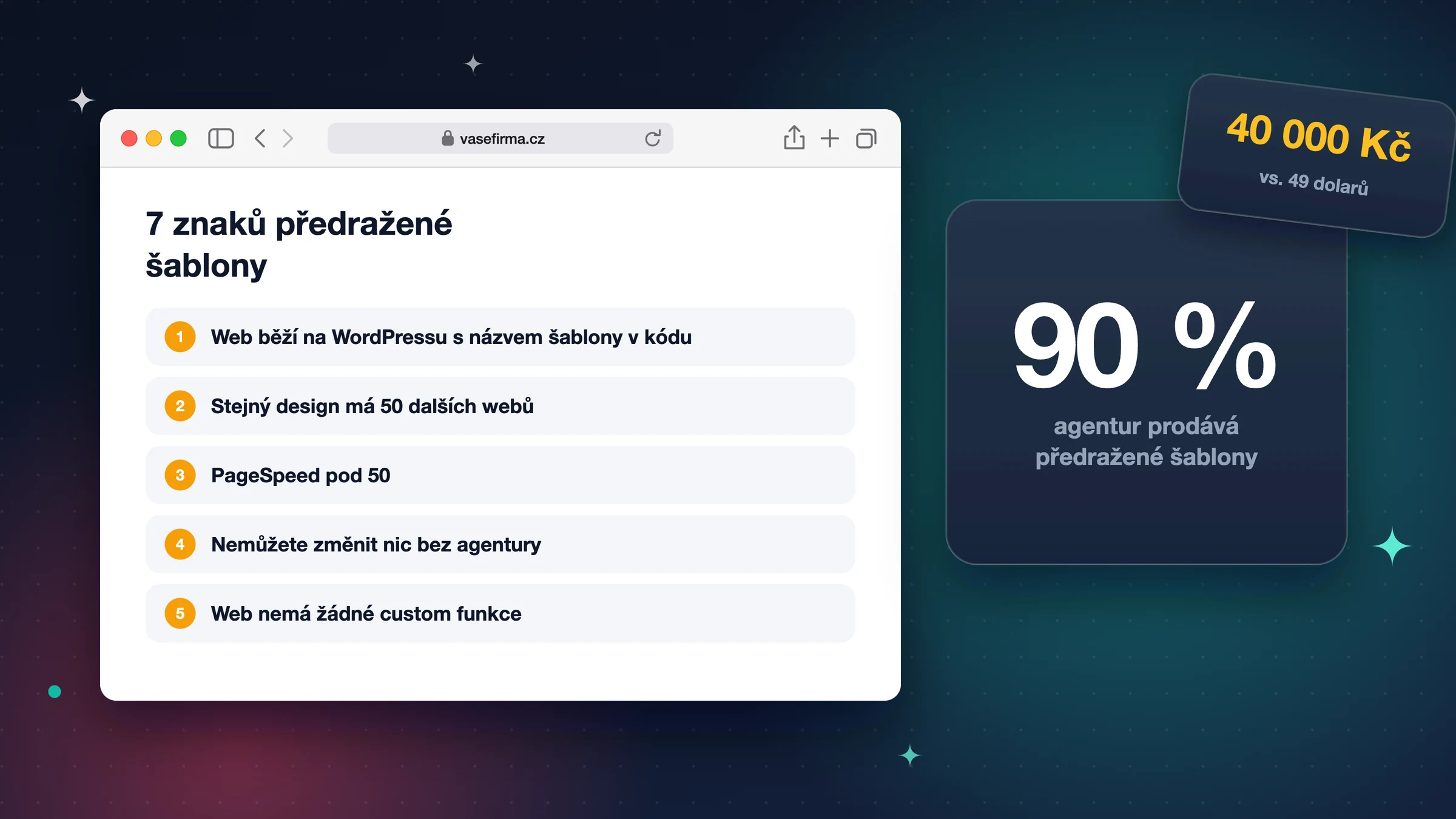 90 % webových agentur v ČR prodává předražený šablony — jak je poznat